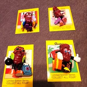 CALIFORNIA RAISINS VINTAGE COLLECTION- 4 PIECES